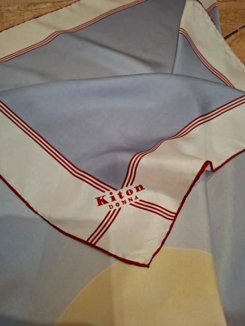 Kiton apaszka jedwab vintage