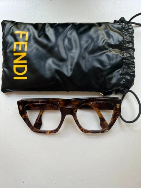 FENDI brille/solbrille stel u/ glas