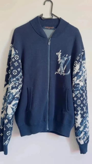 Sprzedam kurtkę męską knit bomber Louis Vuitton. Rozmiar S,bawełna 100%! Idealny stan !