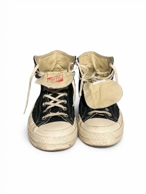 🔥 Converse x Comme des Garçons PLAY High Black 45 🔥