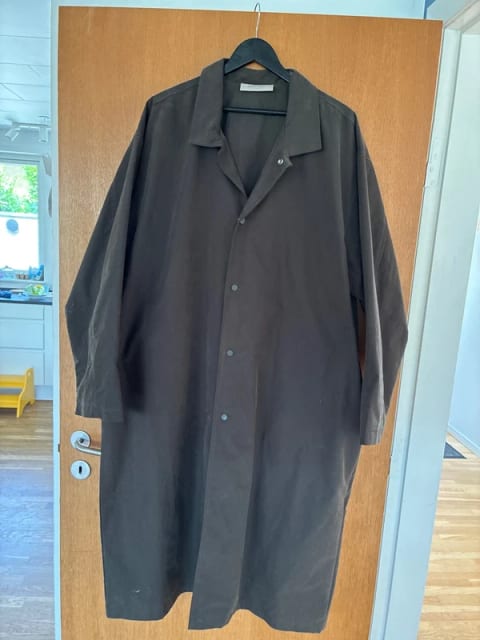 Fear of God Essentials trenchcoat darkgreen XL