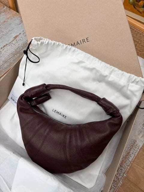 Lemaire Mini croissant fortune väska