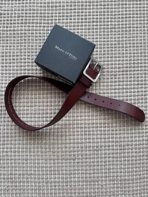 Marc O'Polo Erica Genuine Leather Belt Cognac 80cm