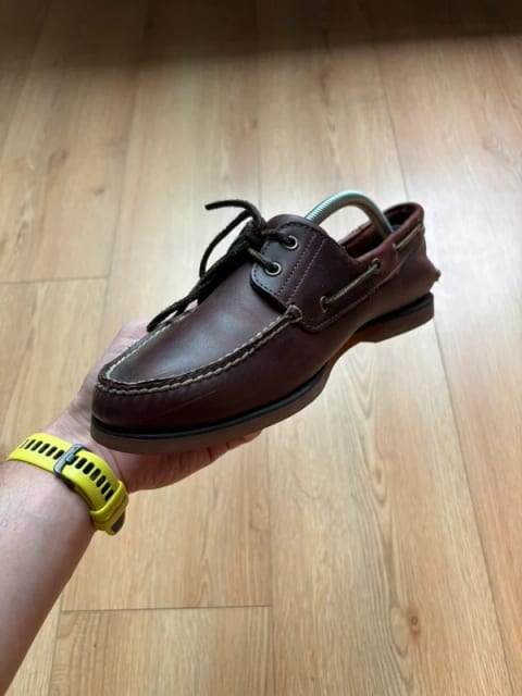 Premium Leather Timberland Classic Boat Shoes - Size 43 EU (Fits 27.5cm)