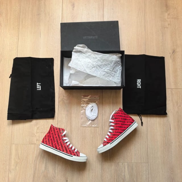 vetements shoes authentic