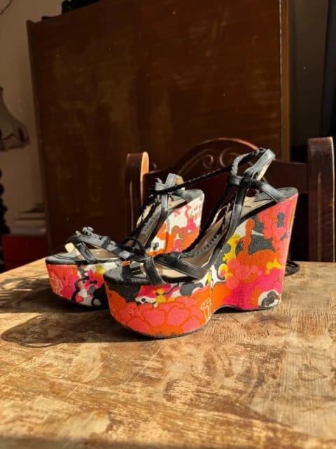 Jimmy Choo Platform Wedge Sandals