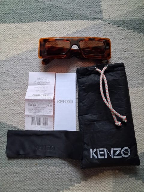 Okulary KENZO Paris KZ40025l polaryzowane oryginał retro vintage
