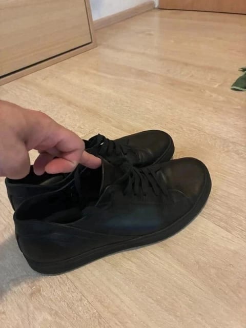 Rick Owens leather sneakers