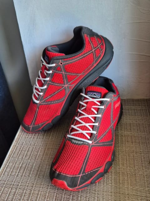 Patagonia EVERlong Womens Trail Running Hiking Shoes Red / Grey EU 38 / 7 US