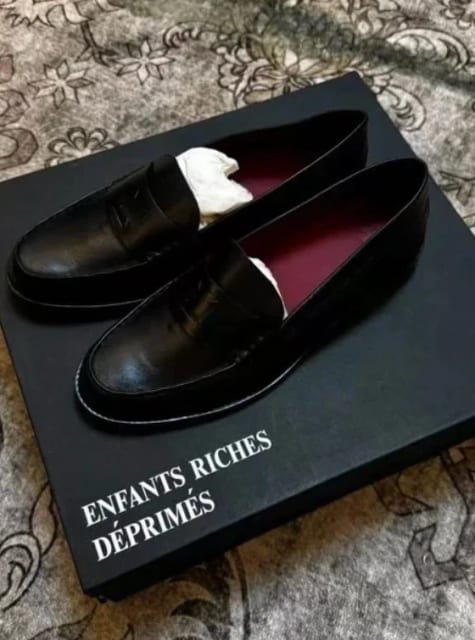 Enfants Riches Déprimés 090-419 Leather Penny Loafers EU 43