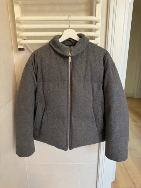 Toteme Flannel Puffer Jacket