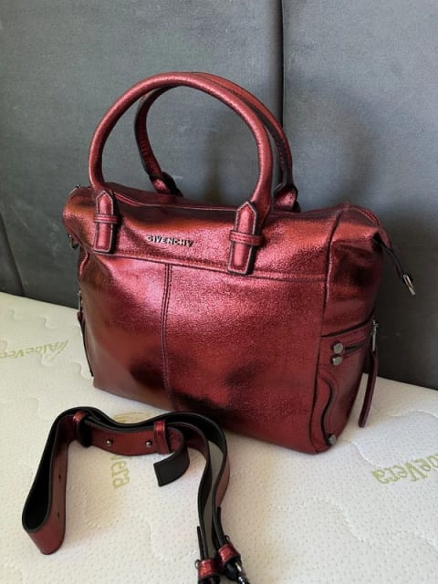 Givenchy Antigona Torba Vintage Bordowa