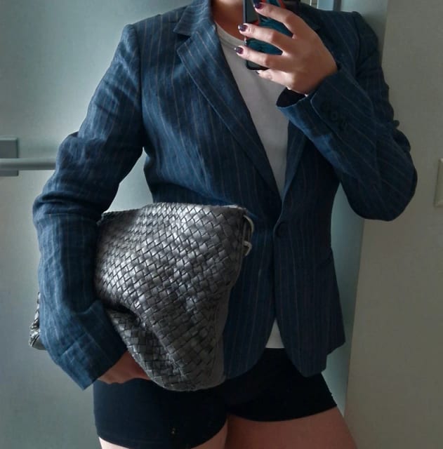 Archive woven leather bag Marc O’Polo hobo bag large trendy woven bottega bag style dragon bag