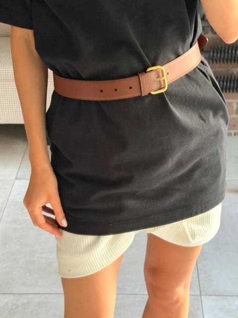 Miu Miu Brown belt size 80
