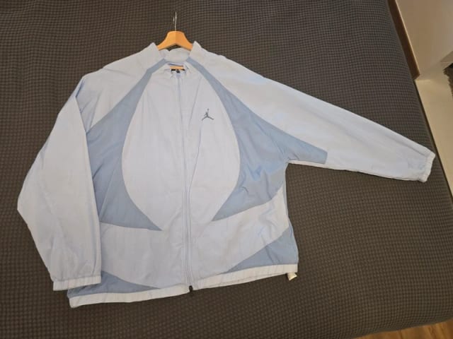 Jordan 3XL szép kék , zippzáras pulóver