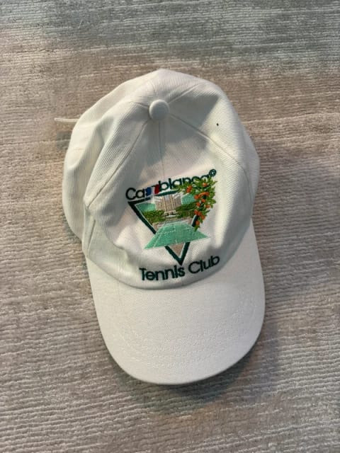 White Casablanca cap