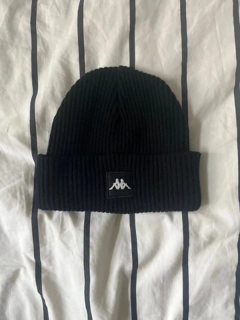 Cotton Kappa black hat