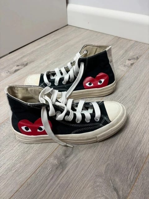 Comme des Garçons Play X Converse Chuck 70 High-Top Sneakers