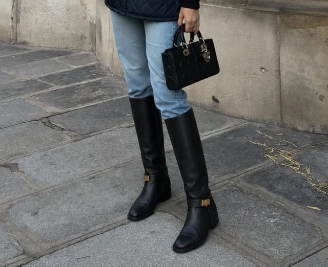 Givenchy kõrge säärega saapad, riding boots, suurus 37.