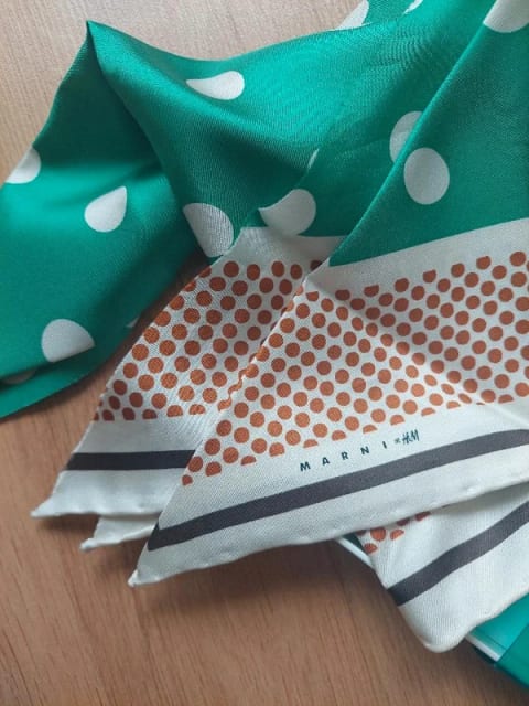 Marni & HM collab silk scarf