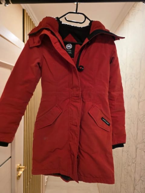 Canada Goose Rossclair 2580L women red parka xxs/xs/s