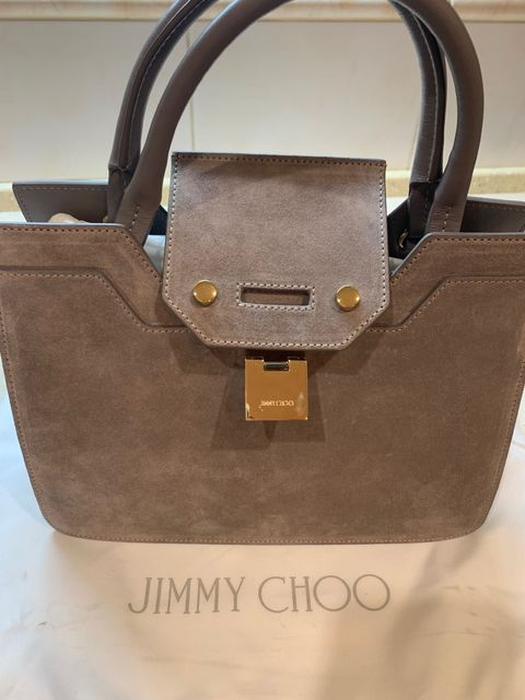 Сумка Jimmy Choo замша серая оригинал новая Без торга