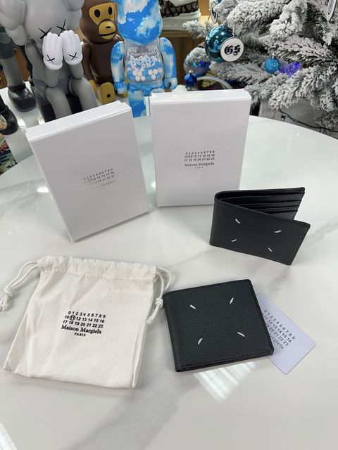 Гаманець Maison Margiela Logo Black Leather