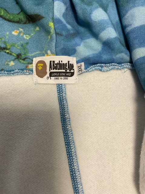 BAPE Shark zip hoodie Van Gogh — zdjęcie 4