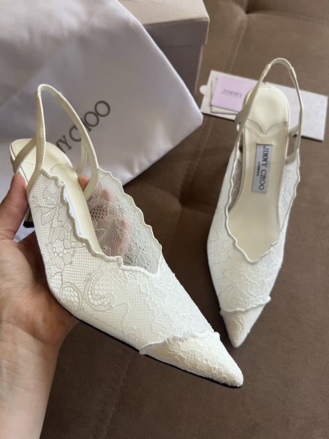 Мереживні туфлі Jimmy Choo — zdjęcie 3