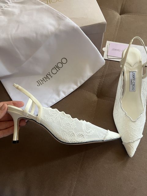 Мереживні туфлі Jimmy Choo — zdjęcie 4