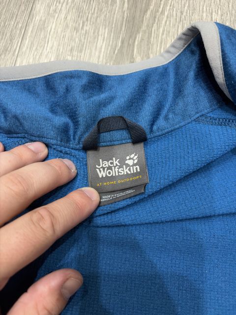 Вітровка Jack Wolfskin синя, L-XL — zdjęcie 4
