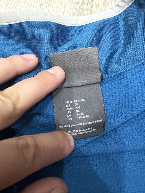 Вітровка Jack Wolfskin синя, L-XL — zdjęcie 5