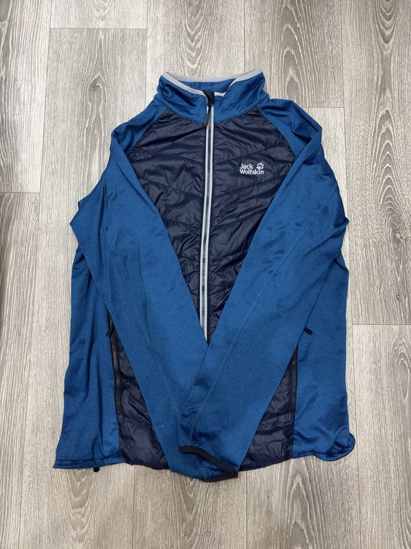 Вітровка Jack Wolfskin синя, L-XL