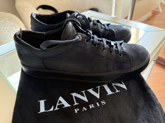 LANVIN оригинал.Замша. 27 см стелька.Мужские кеды.