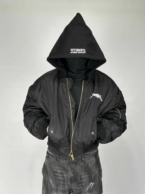 Бомбер Vetements Total Fucking Darkness Bomber Jacket MA-1 куртк