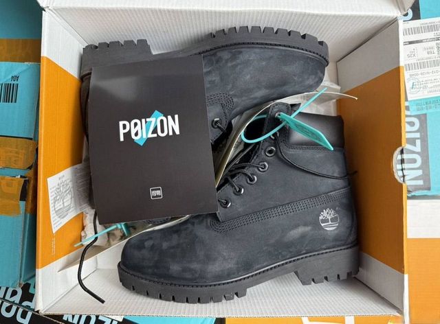 Ботинки Timberland черные — zdjęcie 3