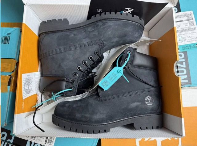 Ботинки Timberland черные — zdjęcie 4