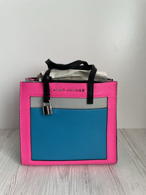 Сумка Marc Jacobs Mini Grind Colorblock Leather Tote Bag color b