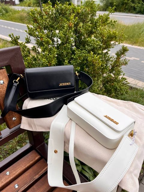 Сумка Jacquemus чорна, біла, нова — zdjęcie 3
