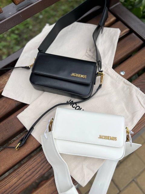 Сумка Jacquemus чорна, біла, нова — zdjęcie 4