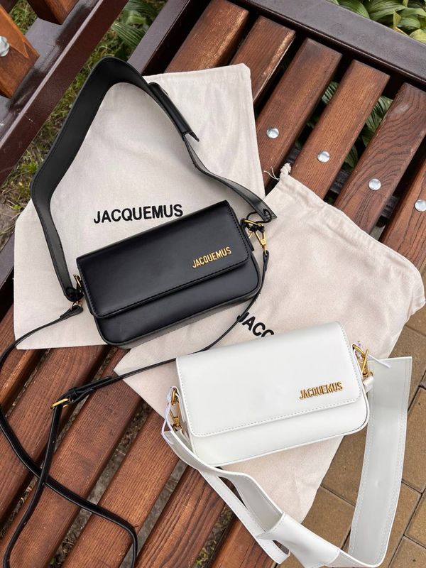 Сумка Jacquemus чорна, біла, нова