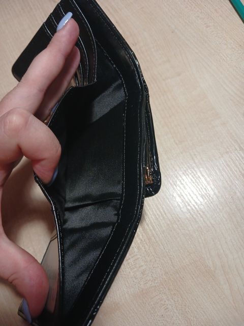 Женский кошелек Vivienne Westwood лаковый черный — zdjęcie 5